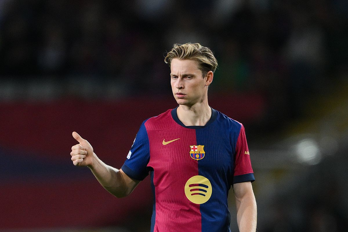 F.DE JONG Barcelona 2024 F.DE JONG #21 Barcelona Home Jersey 2024/25