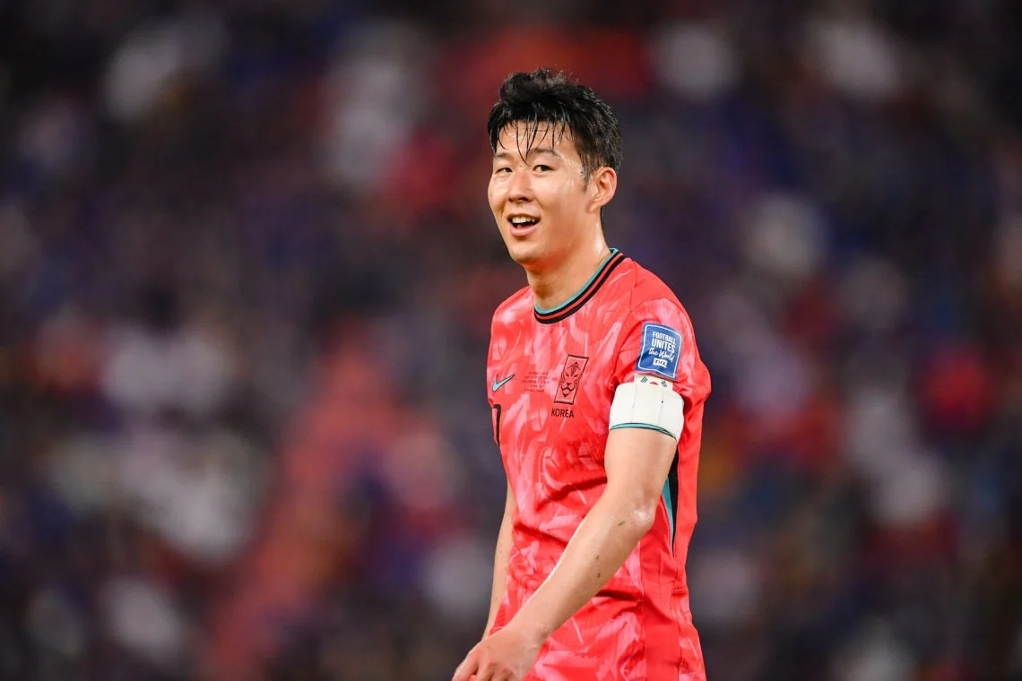 Son Heung min at South Korea Team 2024