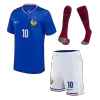 Youth MBAPPE #10 France Jersey Whole Kit EURO Home - ijersey