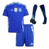 Youth Argentina Jersey Whole Kit Away - ijersey