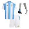 Youth Argentina Jersey Whole Kit Copa America Home - ijersey