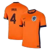 VIRGIL #4 Netherlands Jersey EURO Home - ijersey