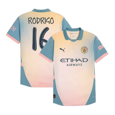 RODRIGO #16 Manchester City Jersey 2024/25 Authentic Fourth Away- Definitely City (UCL) - ijersey