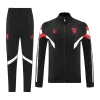 Manchester United Jacket Tracksuit - Black - ijersey