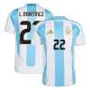 L.MARTÍNEZ #22 Argentina Jersey Copa America Authentic Home - ijersey