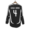 SERGIO RAMOS #4 Real Madrid Jersey 2006/07 Away Retro - Long Sleeve - ijersey