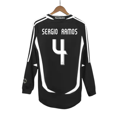 SERGIO RAMOS #4 Real Madrid Jersey 2006/07 Away Retro - Long Sleeve - ijersey