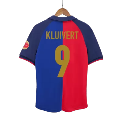 KLUIVERT #9 Barcelona Jersey 1999/00 Home Retro - 100th Anniversary - ijersey