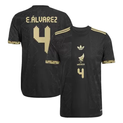 E.ÁLVAREZ #4 Mexico Jersey 2025 Authentic Third -Gold Cup - ijersey