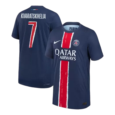 KVARATSKHELIA #7 PSG Jersey 2024/25 Authentic Home - UCL - ijersey