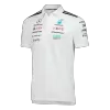 Mercedes AMG Petronas F1 Racing Team Polo 2025 White - ijersey