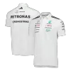 Mercedes AMG Petronas F1 Racing Team Polo 2025 White - ijersey