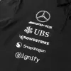 Mercedes AMG Petronas F1 Racing Team Polo 2025 Black - ijersey