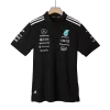 Mercedes AMG Petronas F1 Racing Team Polo 2025 Black - ijersey