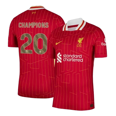 CHAMPIONS #20 Liverpool Jersey 2024/25 Authentic Home - ijersey