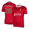 CHAMPIONS #20 Liverpool Jersey 2024/25 Home - ijersey