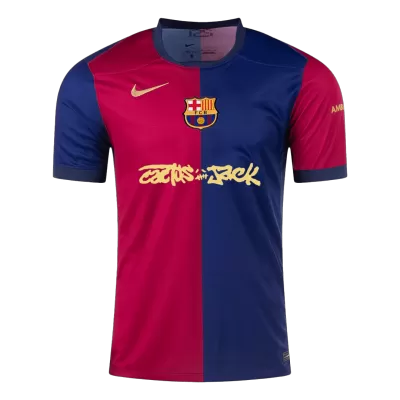 Barcelona Jersey 2024/25 Home X Travis Scott - ijersey