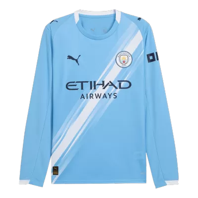 Manchester City Home Jersey 2025/26 - Long Sleeve - ijersey