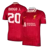 DIOGO J. #20 Liverpool Jersey 2024/25 Home - UCL - ijersey