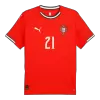 DIOGO J. #21 Portugal Jersey 2025 Home - ijersey