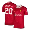 DIOGO J. #20 Liverpool Jersey 2024/25 Authentic Home - UCL - ijersey