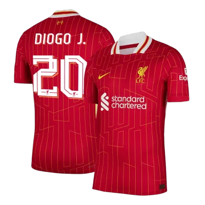 DIOGO J. #20 Liverpool Jersey 2024/25 Authentic Home - UCL - ijersey