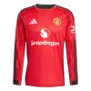 Manchester United Home Jersey 2025/26 - Long Sleeve - ijersey