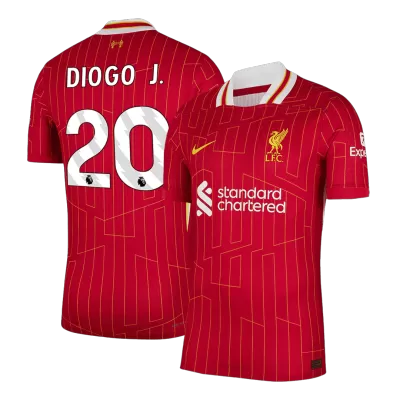 DIOGO J. #20 Liverpool Jersey 2024/25 Authentic Home - ijersey