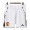 Manchester United Soccer Shorts 2025/26 Authentic Home - ijersey