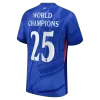 WORLD CHAMPIONS #25 Chelsea Jersey 2025/26 Authentic Home - with chest badge - ijersey