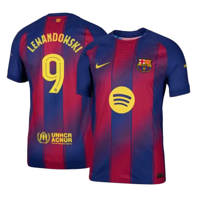 LEWANDOWSKI #9 Barcelona Jersey 2025/26 Authentic Home - UCL - ijersey