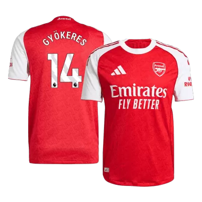 GYÖKERES #14 Arsenal Jersey 2025/26 Authentic Home - ijersey