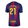 F.DE JONG #21 Barcelona Jersey 2025/26 Authentic Home - ijersey