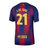 F.DE JONG #21 Barcelona Jersey 2025/26 Authentic Home - UCL - ijersey