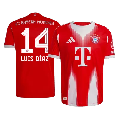 LUIS DÍAZ #14 Bayern Munich Jersey 2025/26 Authentic Home - ijersey