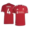 VIRGIL #4 Liverpool Jersey 2025/26 Authentic Home - ijersey