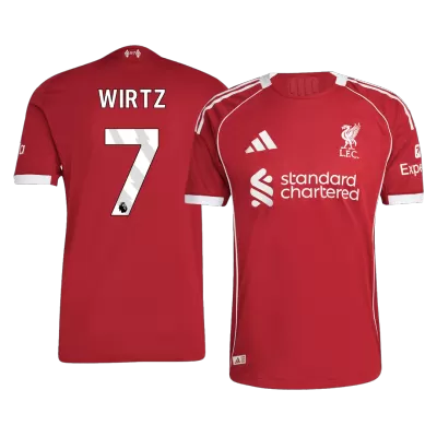 WIRTZ #7 Liverpool Jersey 2025/26 Authentic Home - ijersey