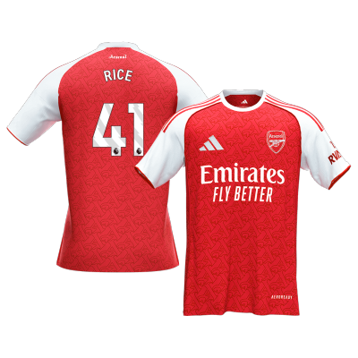 RICE #41 Arsenal Jersey 2025/26 Home - ijersey