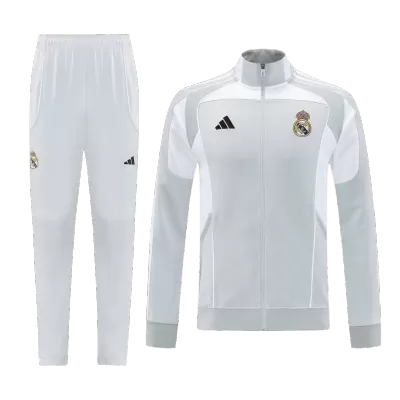 Real Madrid Jacket Tracksuit 2025/26 - Gray - ijersey