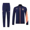 Barcelona Jacket Tracksuit 2025/26 - Navy&Orange - ijersey