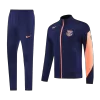 Barcelona Jacket Tracksuit 2025/26 - Navy&Orange - ijersey