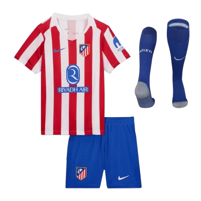 Youth Atletico Madrid Jersey Whole Kit 2025/26 Home - ijersey