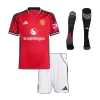 Youth Manchester United Jersey Whole Kit 2025/26 Home - ijersey
