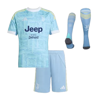 Youth Juventus Jersey Whole Kit 2025/26 Away - ijersey
