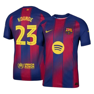 KOUNDE #23 Barcelona Jersey 2025/26 Authentic Home - UCL - ijersey