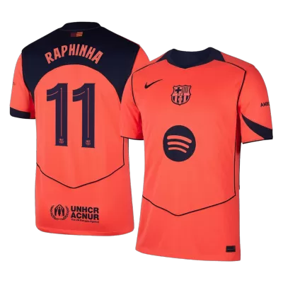 RAPHINHA #11 Barcelona Jersey 2025/26 Third Away - UCL - ijersey