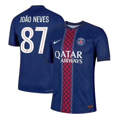 JOÃO NEVES #87 PSG Jersey 2025/26 Authentic Home - ijersey