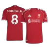 SZOBOSZLAI #8 Liverpool Jersey 2025/26 Authentic Home - ijersey