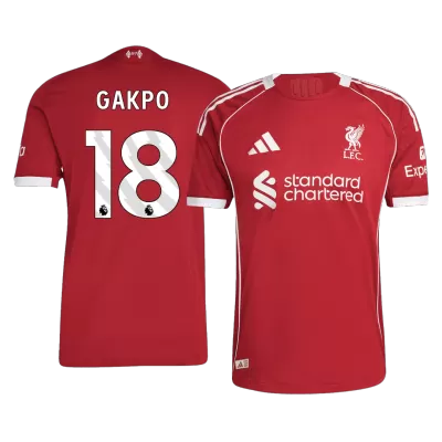 GAKPO #18 Liverpool Jersey 2025/26 Authentic Home - ijersey