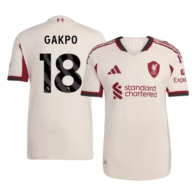 GAKPO #18 Liverpool Jersey 2025/26 Authentic Away - ijersey